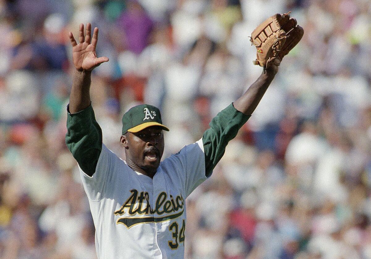 Dave Stewart still waiting for number to be retired by A's - The San Diego  Union-Tribune