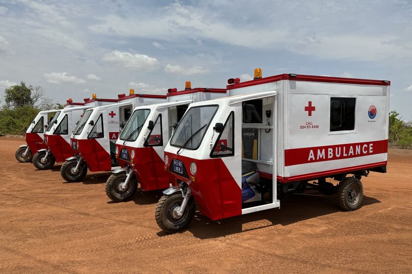 The Moving Health ambulances designed by La Jolla resident Emily Young