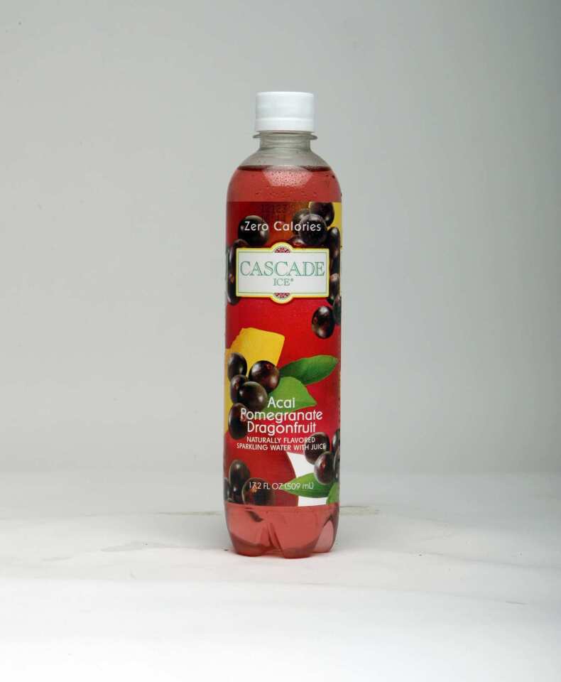 Cascade Ice Acai Blueberry Pomegranate (sweetened with sucralose): "I enjoy this as a less sugary option to fruit juice. It's light but still has the berry taste."