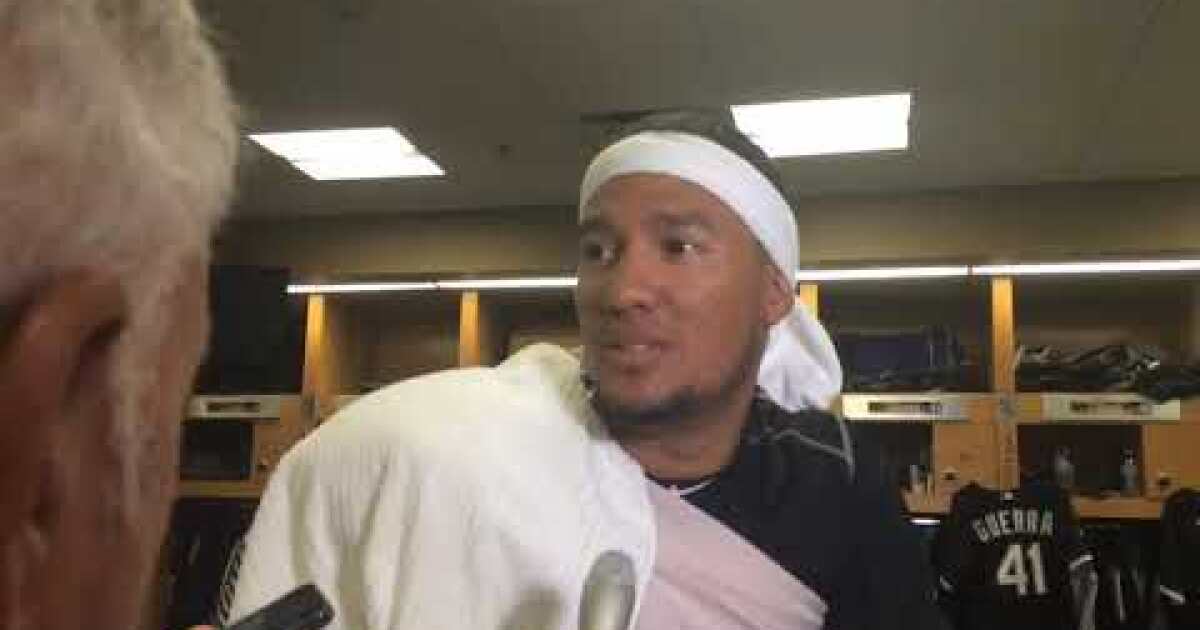 White Sox pitcher Hector Noesi on his outing Saturday