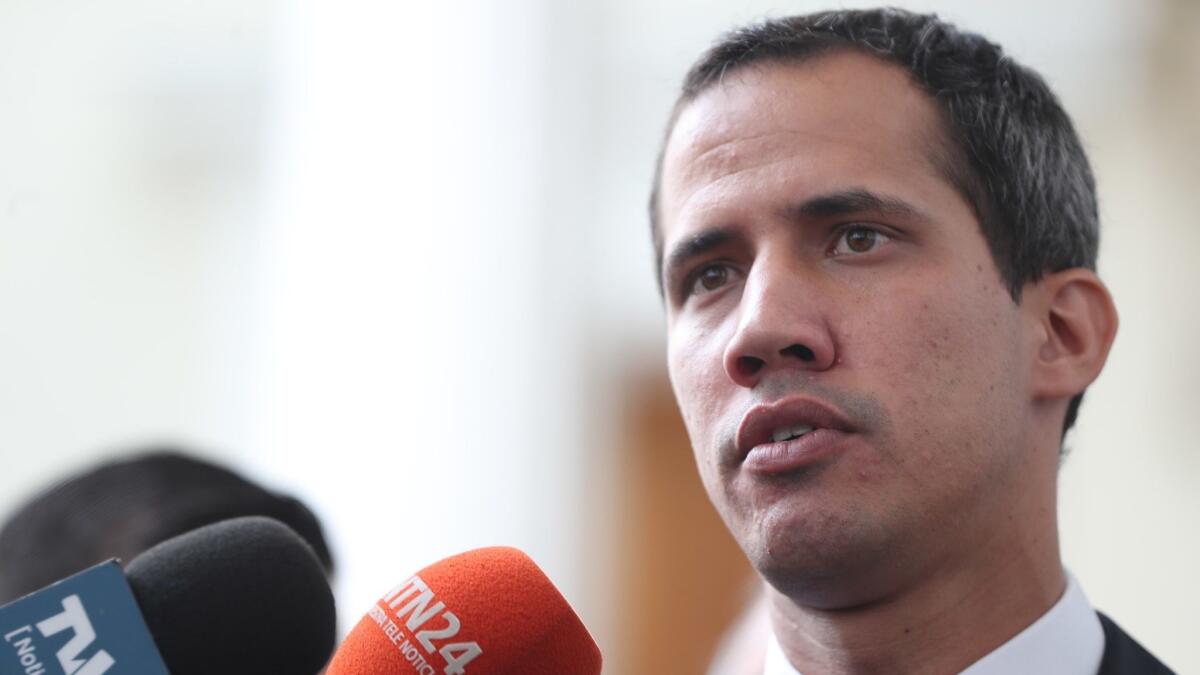 Juan Guaido has proclaimed himself Venezuela's interim president.