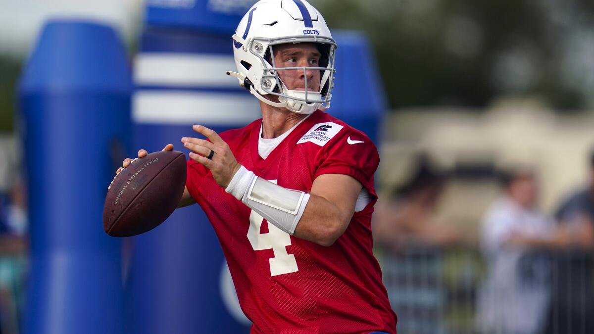 New starting QBs become headliners for Colts, Commanders - The San Diego  Union-Tribune