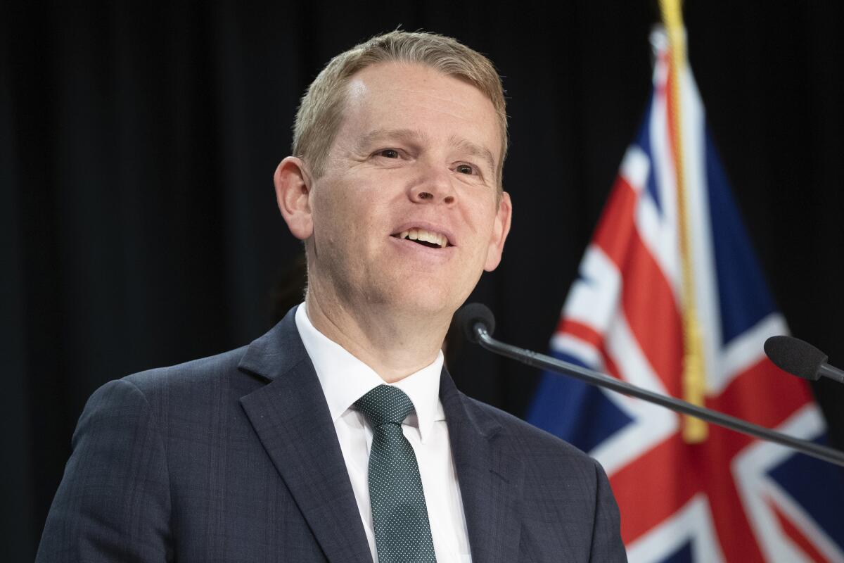 New Zealand Prime Minister Chris Hipkins