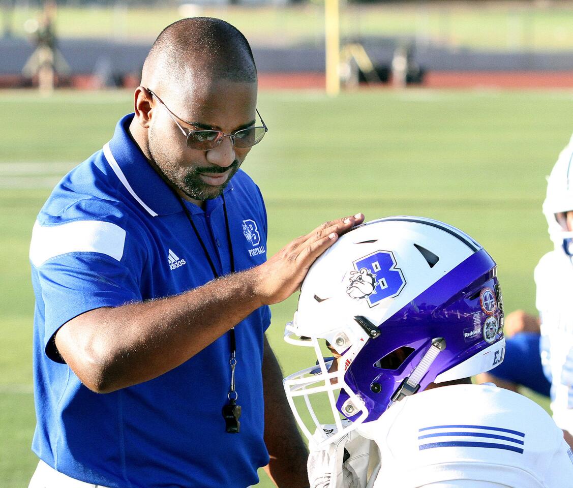 Photo Gallery: Burbank football final preparations for season opener against Monrovia