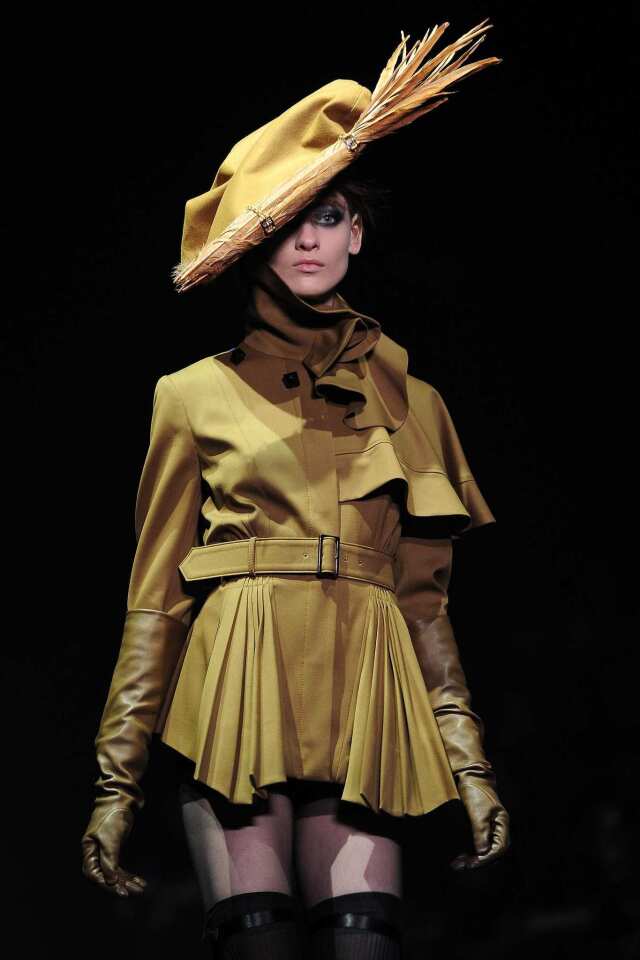 John Galliano Ready To Wear Fashion Show, Collection Fall Winter 2012  presented during Paris Fashion Week. Runway look # 0021 – NOWFASHION