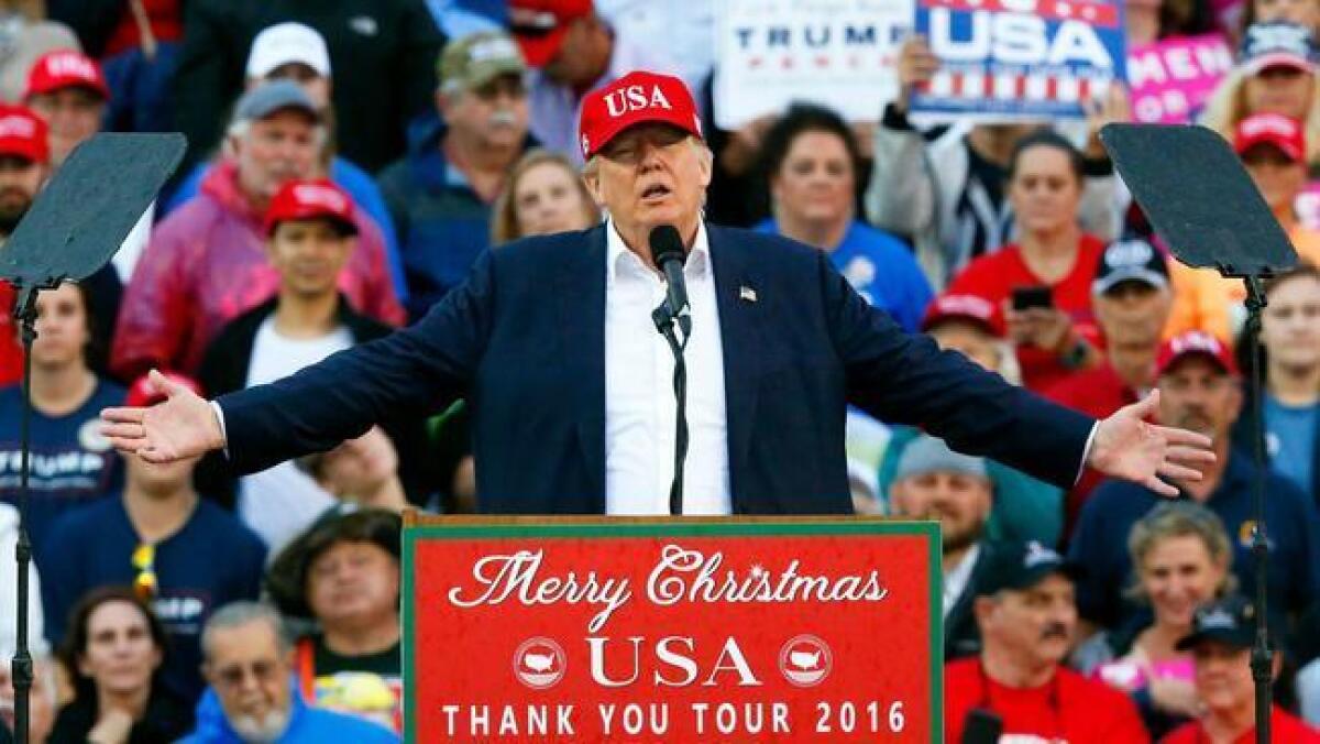 King of Kings and Lord of Lords: No, just a president-elect who wants us to say 'Merry Christmas'