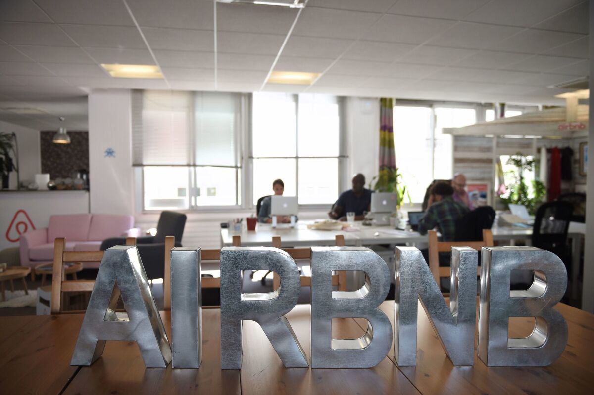 Airbnb filed a lawsuit Friday alleging a ban passed by Santa Monica officials in 2015 violates the 1st and 4th Amendments of the U.S. Constitution.