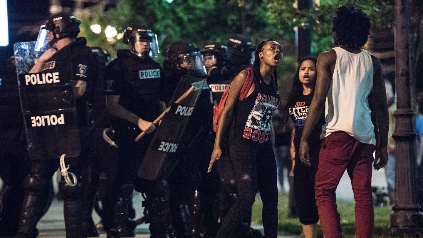 Charlotte shooting protest
