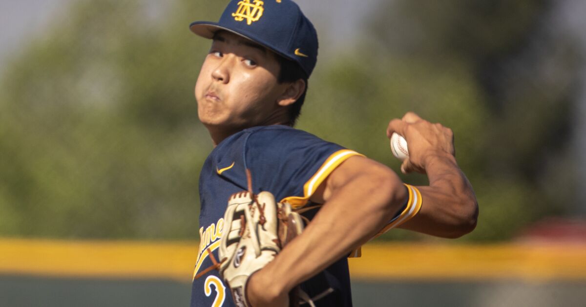 Notre Dame's Justin Lee is Times' baseball player of the year - Los ...