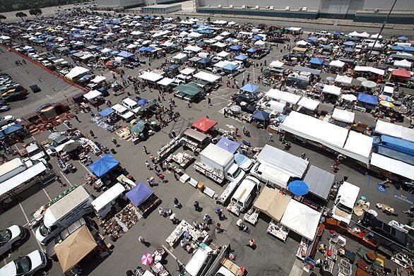 Attendance is up 35% at the Long Beach flea market, held the third Sunday of every month. It's among California's 135 flea markets and swap meets that are seeing growing numbers of visitors.