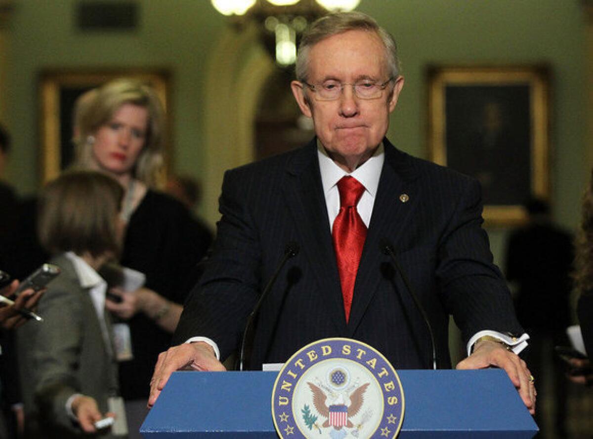 Senate Majority Leader Sen. Harry Reid says he is hopeful about the prospects of reaching a deal by Friday on a bill to extend the payroll tax cut and fund the government.