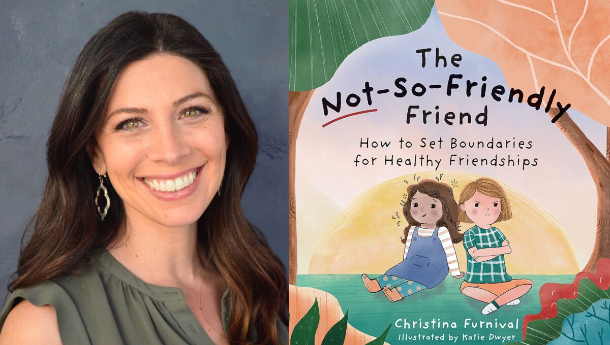 Author Christina Furnival and her new book, "The Not-So-Friendly Friend"