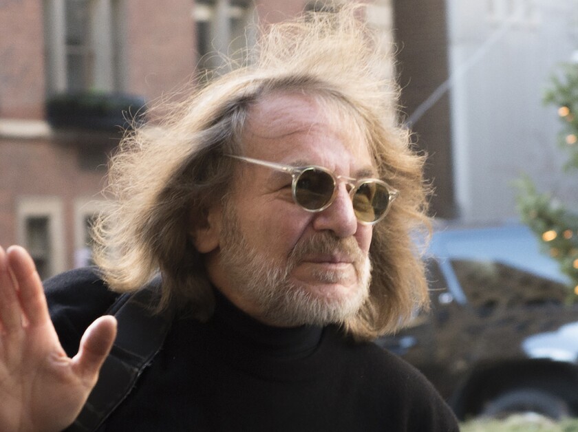 Dr. Harold Bornstein, personal physician to Donald Trump, arrives at his office in New York in 2015.
