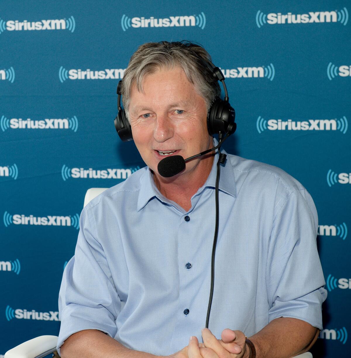 Brandel Chamblee of Golf Channel at the 2019 Masters.