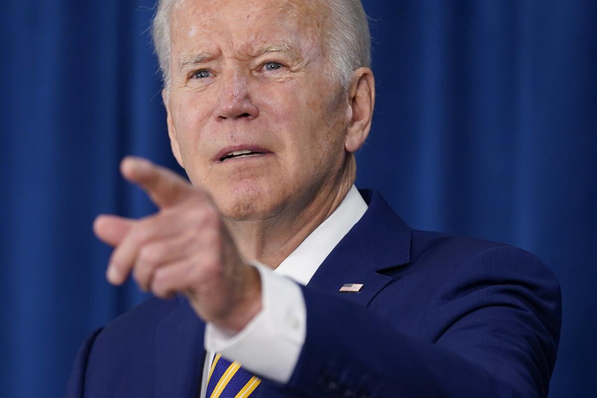 El presidente estadounidense Joe Biden 