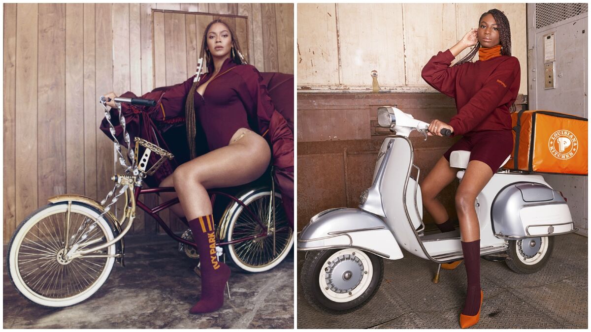 Popeyes and Ivy Park's ad campaigns