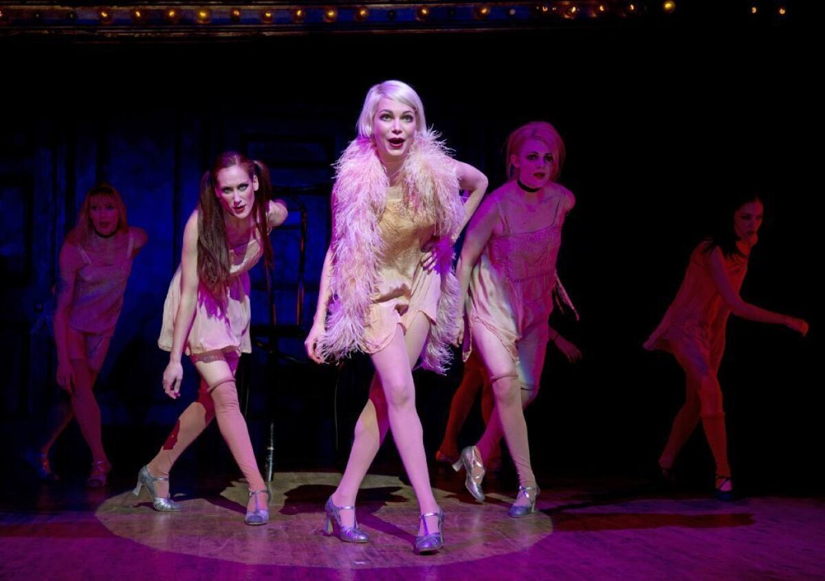 Michelle Williams plays Sally Bowles in "Cabaret" at Studio 54 in New York.