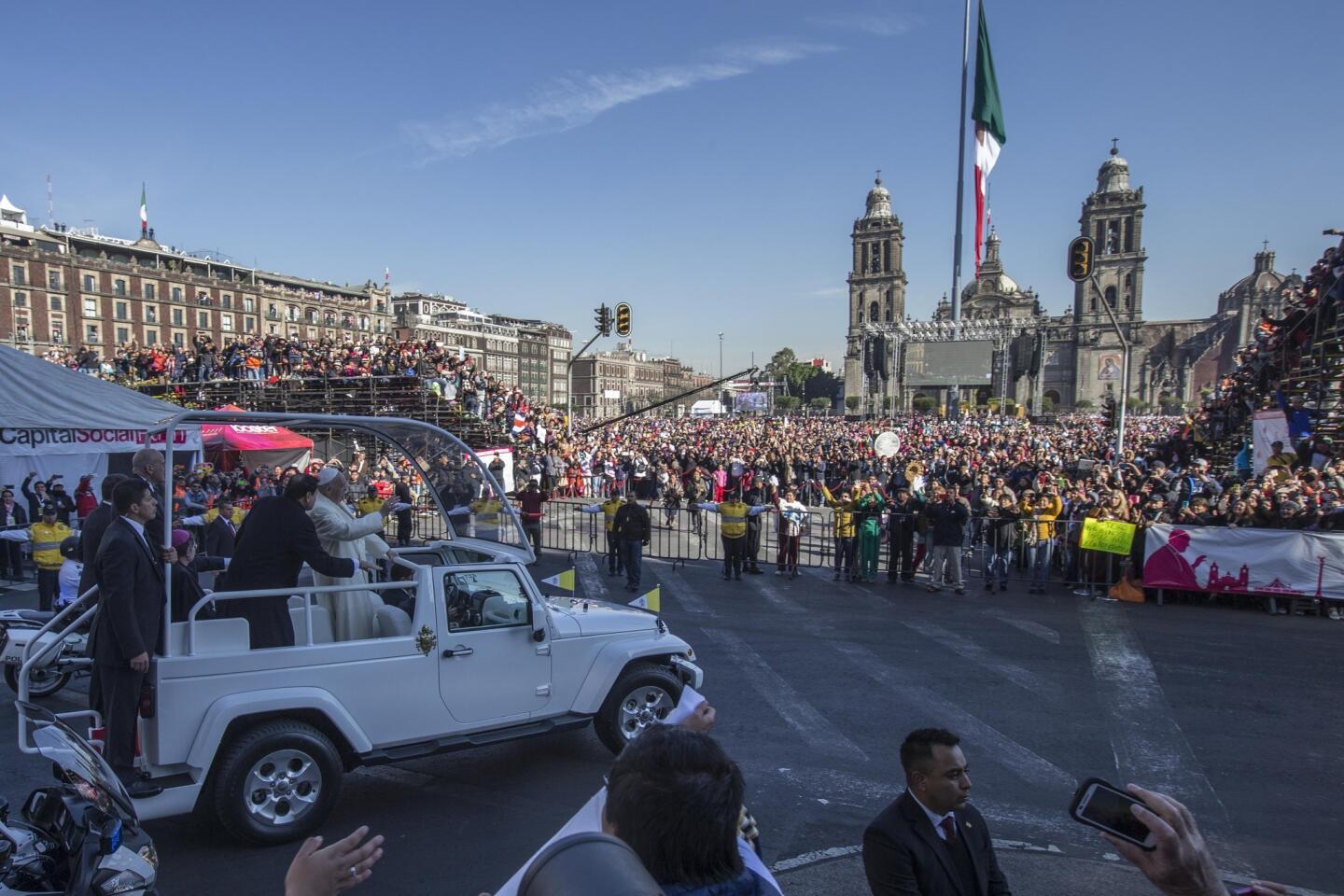 pope francis visit to mexico