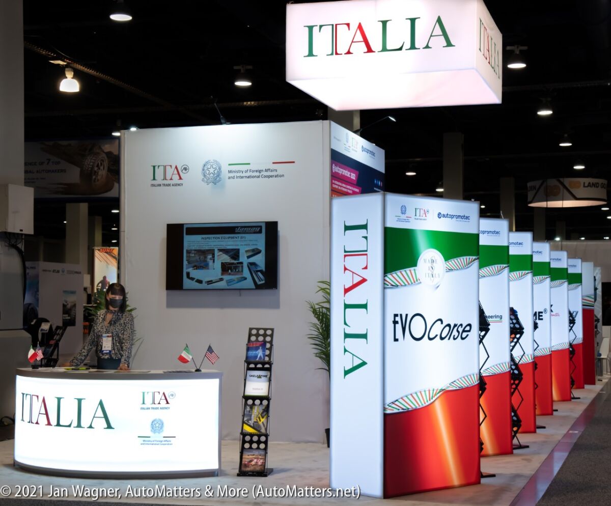 Italian Trade Agency pavilion at the SEMA Show