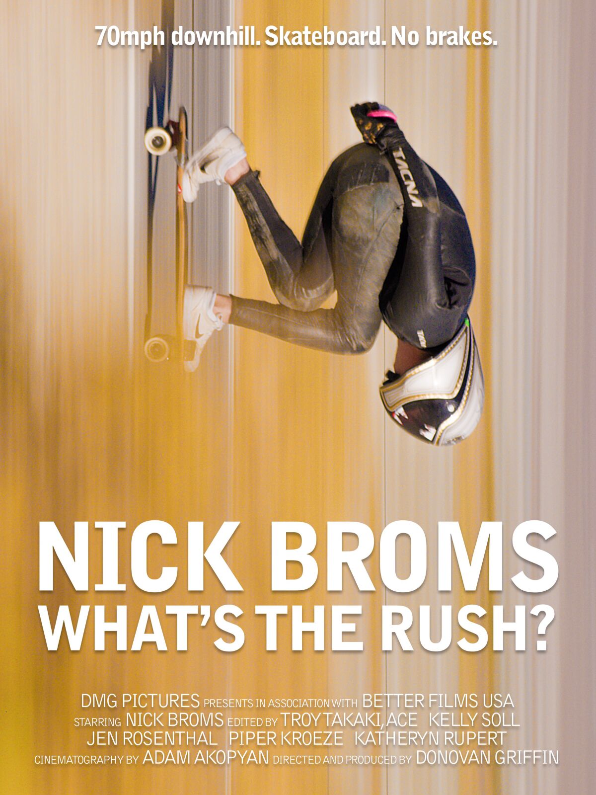 La Jolla native and professional skateboarder Nick Broms is the subject of the documentary "Nick Broms: What's the Rush?"