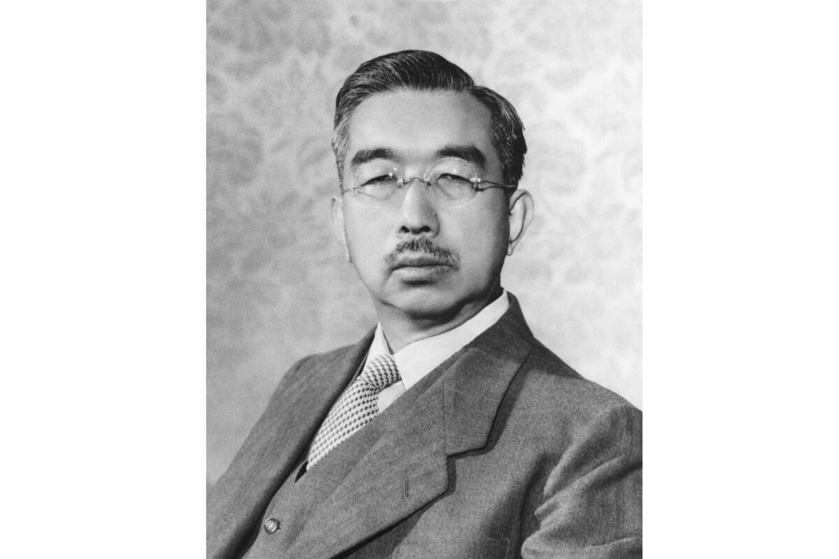 Former Japanese Emperor Hirohito
