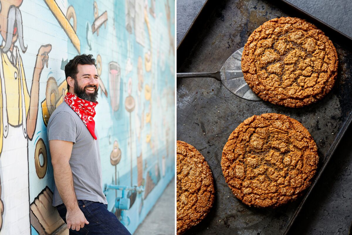 Brad Ray's deeply spiced, fresh ginger and molasses cookies.