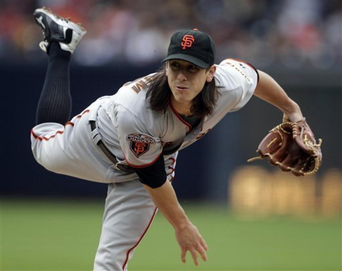 Giants' Tim Lincecum throws no-hitter against Padres - Los Angeles Times