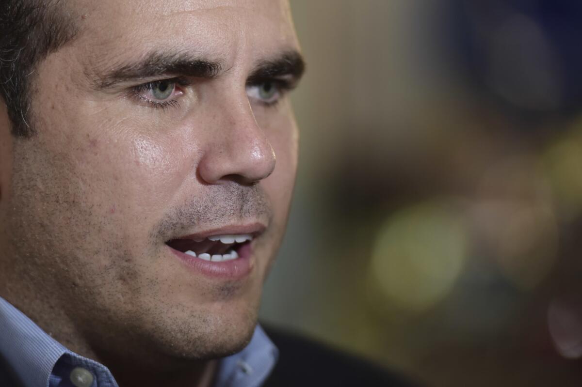 Puerto Rico Gov. Ricardo Rossello