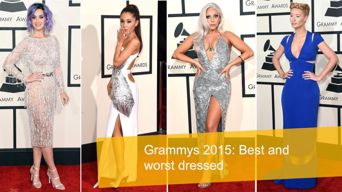 From left, Katy Perry, Ariana Grande, Lady Gaga and Iggy Azalea. MORE: Show updates | Show highlights | Quotes | Red carpet