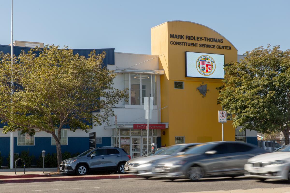 The Mark Ridley-Thomas Constituent Service Center in Los Angeles.