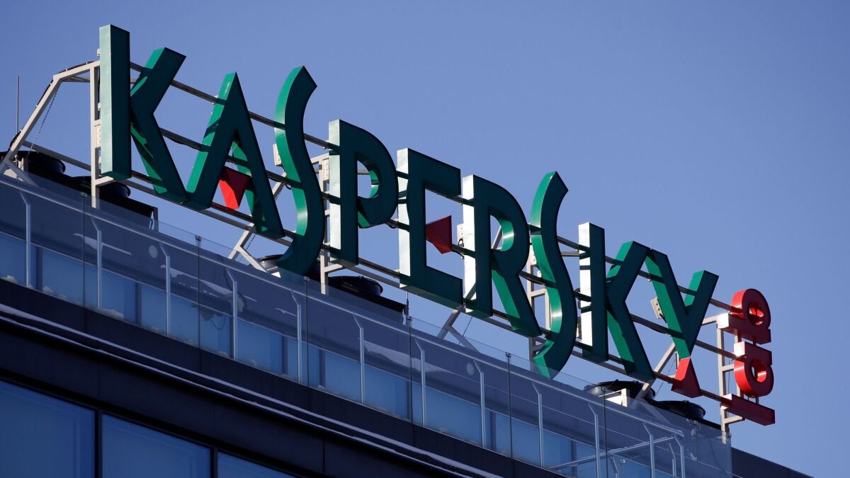 Kaspersky Lab, which makes antivirus software, is based in Moscow.