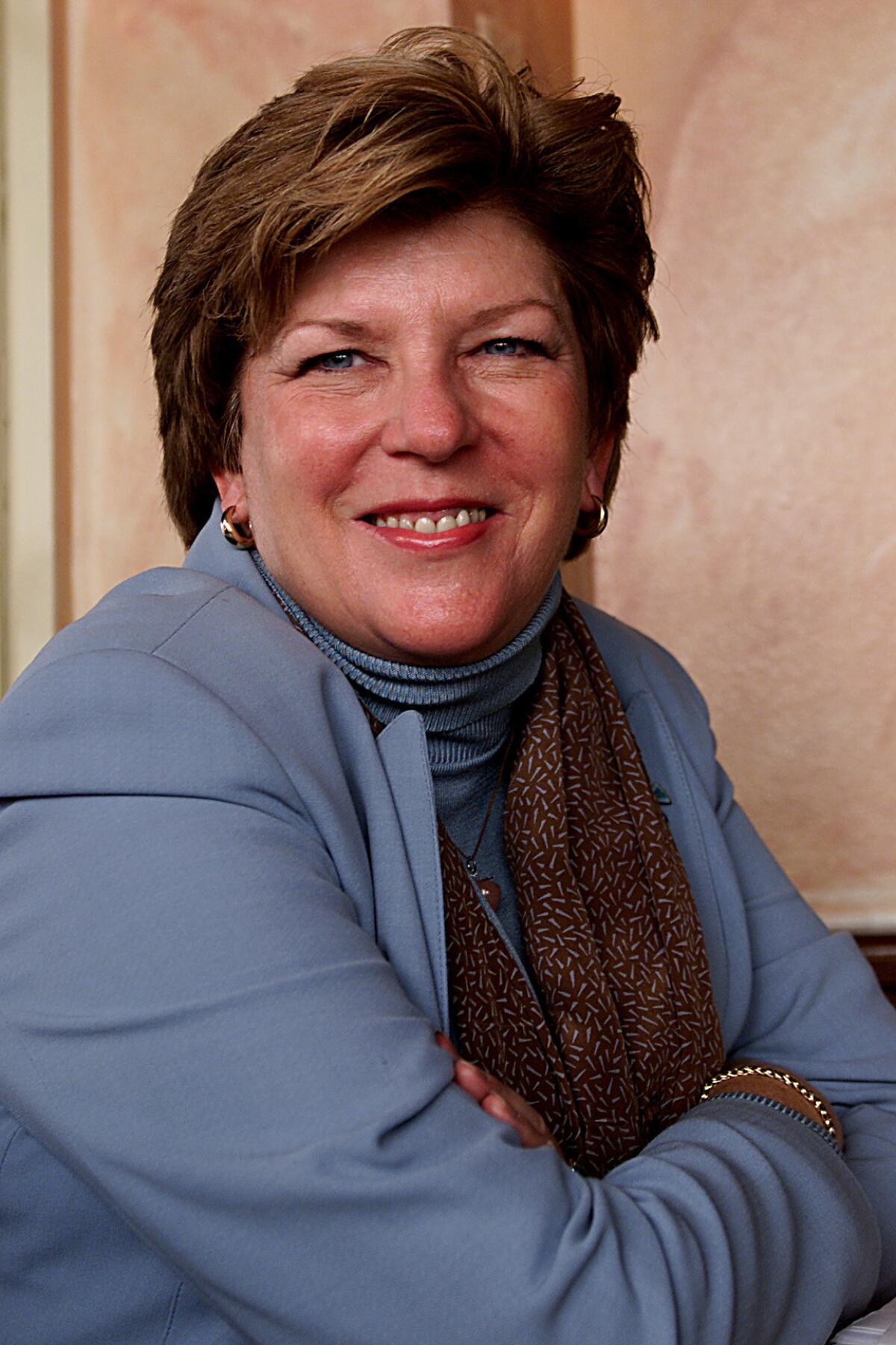 Delaine Eastin, in a 2001 file photo.