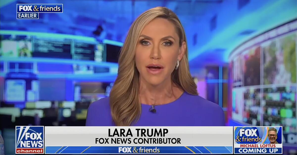 Fox News parts ways with Lara Trump, former president's daughter-in-law -  The Washington Post