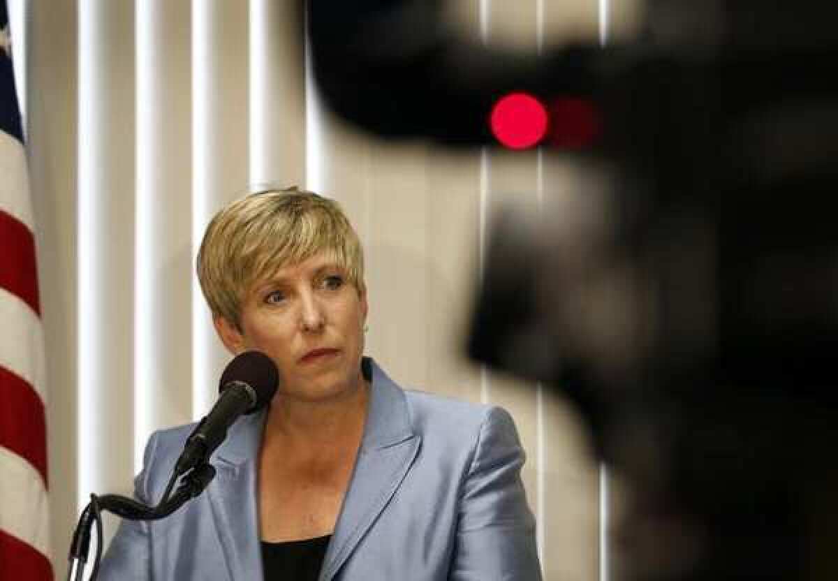City Controller Wendy Greuel, who is running for mayor in the March 5 election, said the city utility had lax controls over the lobbying contracts and failed to require that two of the firms prepare reports showing what they had accomplished.