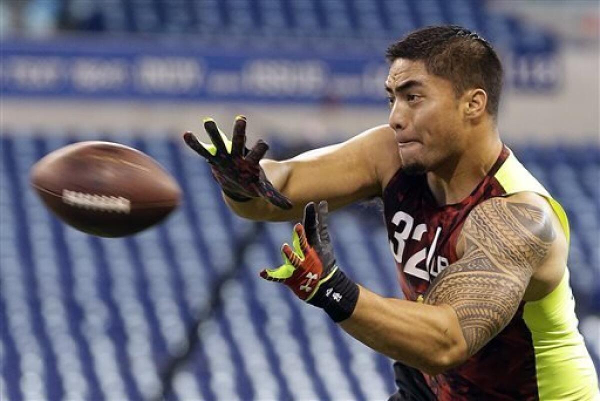 Chargers take Manti Te'o in 2nd round of NFL draft - The San Diego  Union-Tribune