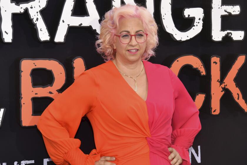 FILE - This July 25, 2019 file photo shows Jenji Kohan at the final season premiere of Netflix's "Orange Is the New Black" in New York. Police say the son of well-known television producer Jenji Kohan has died after a ski accident in Utah. Authorities said Thursday that 20-year-old Charlie Noxon was pronounced dead after the accident on an intermediate trail at Park City Mountain resort on New Year's Eve. (Photo by Charles Sykes/Invision/AP, File)