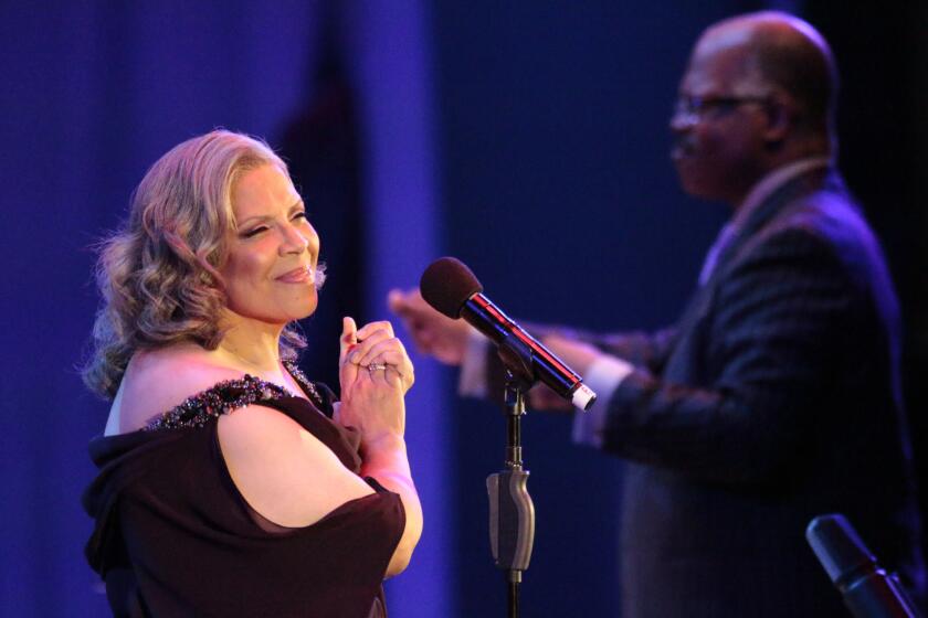 Patti Austin performs Wednesday night in a tribute to Ella Fitzgerald at the Hollywood Bowl.
