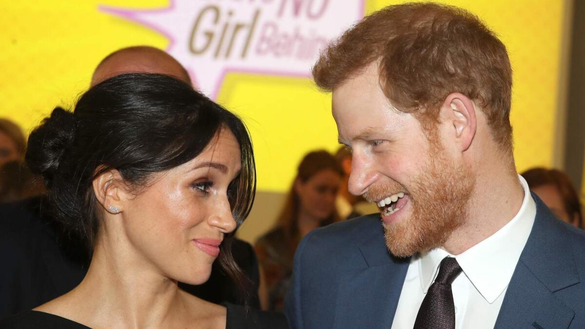 Britain's Prince Harry and fiancee Meghan Markle will tie the knot May 19 in St. George's Chapel at Windsor Castle.