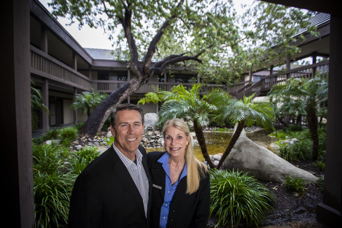 Rev. Robert A. Schuller and wife/co-founder Donna Greenough Schuller. For the past four years, Schuller has been preaching primarily on social media, providing daily sermons from his "church with no walls." 