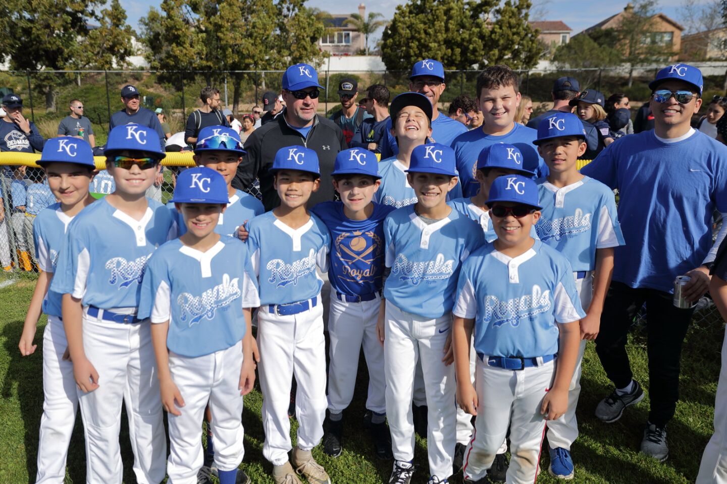 Royals at the Del Mar Little League Opening Day
