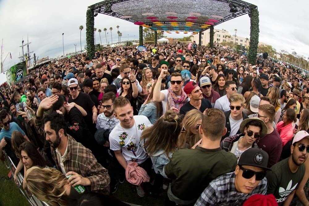 A scene from CRSSD at San Diego's Waterfront Park in 2018.