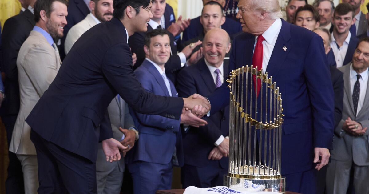 Allez à la Maison Blanche de Trump, Dodgers – mais défendez Los Angeles pendant que vous y êtes