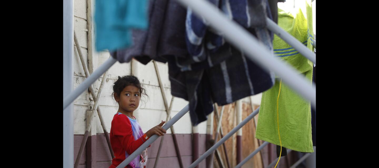 Migrants fill shelters set up for them in Tijuana