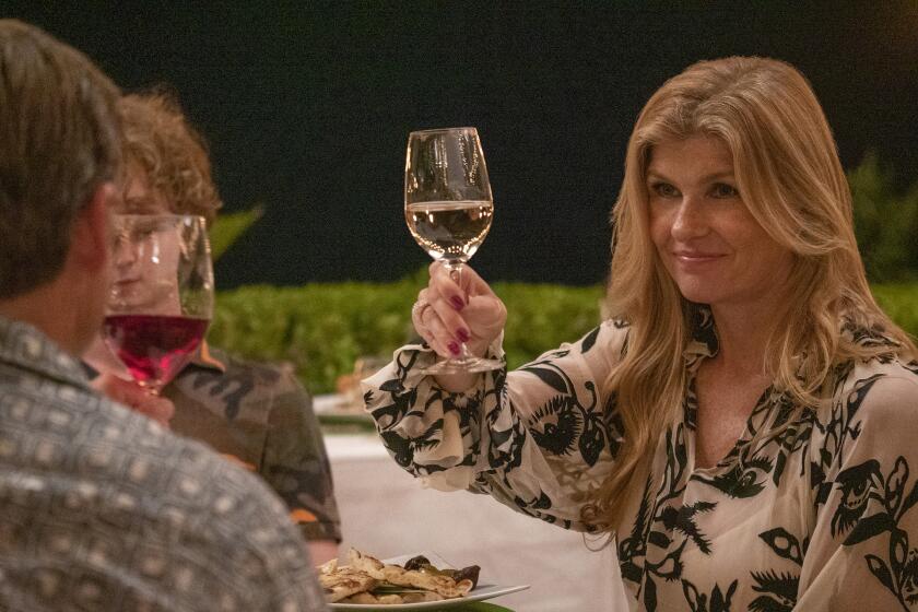 Connie Britton in the HBO series "The White Lotus.” Photograph by Mario Perez / HBO