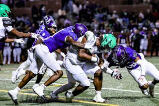 Narbonne (in green) lost seven players to ineligibility issues on Friday, according to the City Section.