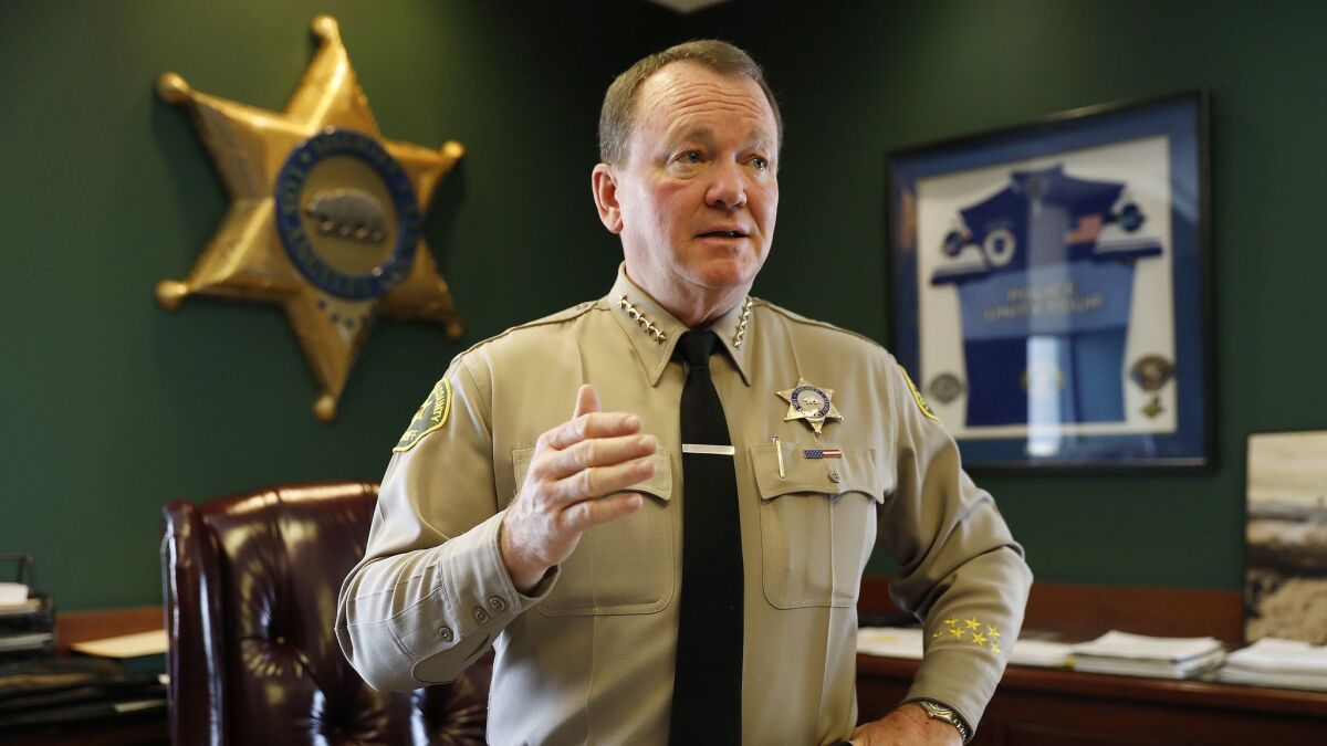 Los Angeles County Sheriff Jim McDonnell will compete against retired Sheriff's Lt. Alex Villanueva in the November runoff.