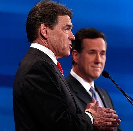 Perry and Santorum