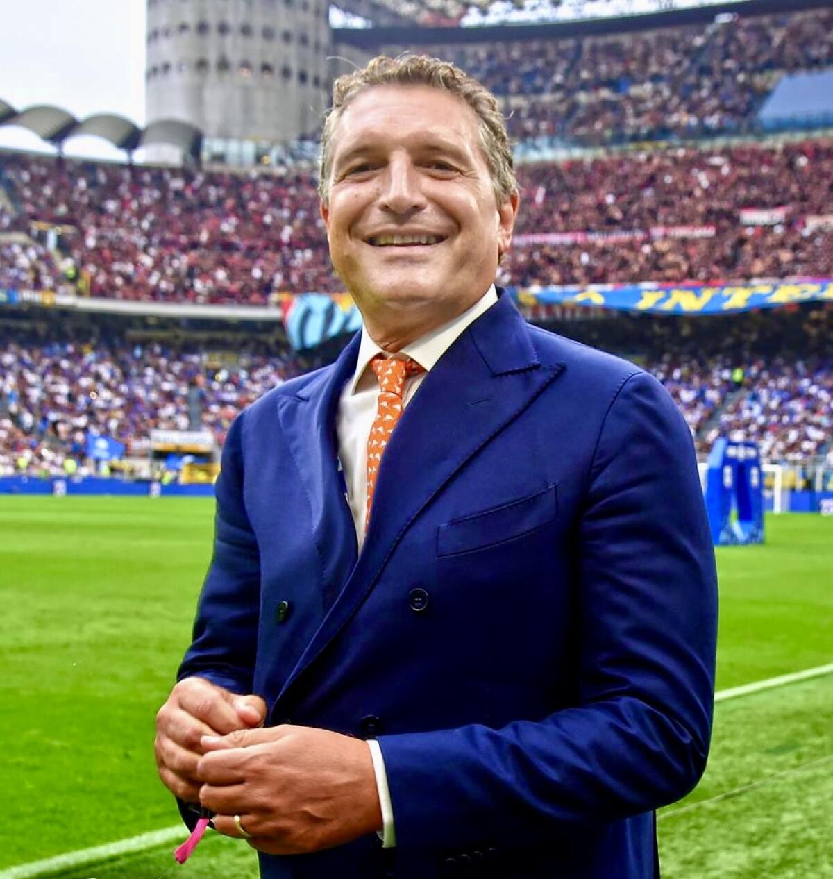Luigi De Siervo, chief executive of the Italian soccer league, Serie A.