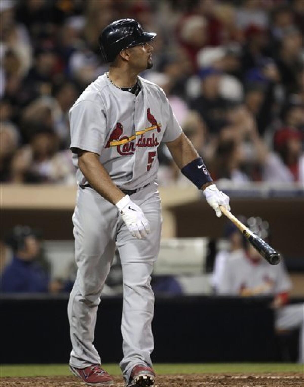 Albert Pujols called his first home run with Cardinals since 2011