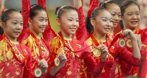 Chinese gymnasts